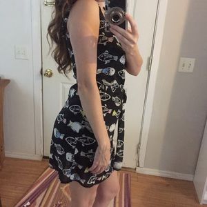 Fish print dress